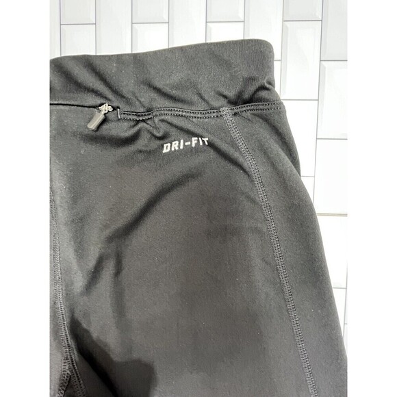 Set of 2 Nike Running Cropped Legging Womens XS Nylon Stretch Black - Picture 5 of 16